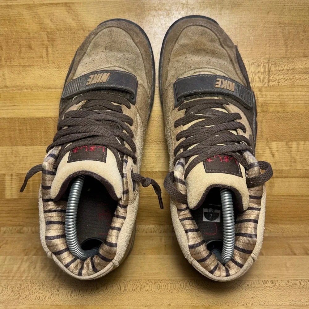 Nike Air Trainer 1 Shima Shima Brown Suede 307446-221 Mens Size 7